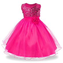 Load image into Gallery viewer, Kids Wedding Summer Party Dresses For Girls Birthday Princess Clothes Children Toddler Elegant Formal Vestido Infant 3-14 years