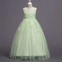 Load image into Gallery viewer, Kids Wedding Summer Party Dresses For Girls Birthday Princess Clothes Children Toddler Elegant Formal Vestido Infant 3-14 years