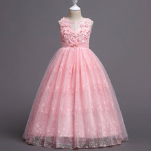 Load image into Gallery viewer, Kids Wedding Summer Party Dresses For Girls Birthday Princess Clothes Children Toddler Elegant Formal Vestido Infant 3-14 years