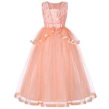 Load image into Gallery viewer, Kids Wedding Summer Party Dresses For Girls Birthday Princess Clothes Children Toddler Elegant Formal Vestido Infant 3-14 years