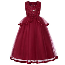 Load image into Gallery viewer, Kids Wedding Summer Party Dresses For Girls Birthday Princess Clothes Children Toddler Elegant Formal Vestido Infant 3-14 years