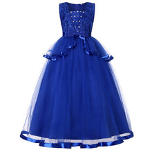 Load image into Gallery viewer, Kids Wedding Summer Party Dresses For Girls Birthday Princess Clothes Children Toddler Elegant Formal Vestido Infant 3-14 years