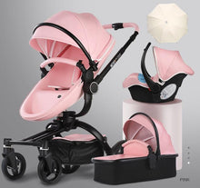 Load image into Gallery viewer, Aulon Luxury Baby Stroller 3 in 1 High landscape European design Pram with swivel seat
