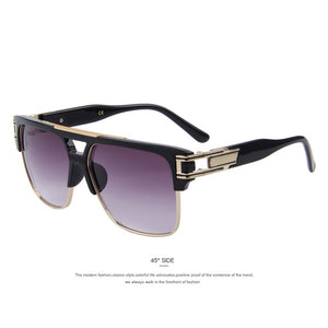 Men Luxury Brand Sunglasses Vintage Oversize Square Sun Glasses