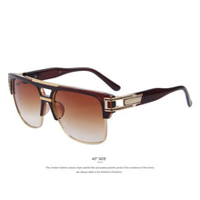 Load image into Gallery viewer, Men Luxury Brand Sunglasses Vintage Oversize Square Sun Glasses