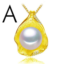 Load image into Gallery viewer, FENASY charm Shell design Pearl Jewelry,Pearl Necklace Pendant,925 sterling silver jewelry ,fashion necklaces for women 2018 new