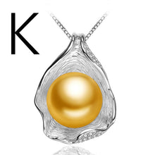 Load image into Gallery viewer, FENASY charm Shell design Pearl Jewelry,Pearl Necklace Pendant,925 sterling silver jewelry ,fashion necklaces for women 2018 new