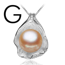Load image into Gallery viewer, FENASY charm Shell design Pearl Jewelry,Pearl Necklace Pendant,925 sterling silver jewelry ,fashion necklaces for women 2018 new