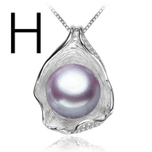 Load image into Gallery viewer, FENASY charm Shell design Pearl Jewelry,Pearl Necklace Pendant,925 sterling silver jewelry ,fashion necklaces for women 2018 new