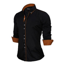 Load image into Gallery viewer, Men&#39;s Slim Fit Solid Long Sleeve Shirt