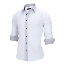 Load image into Gallery viewer, Men&#39;s Slim Fit Solid Long Sleeve Shirt