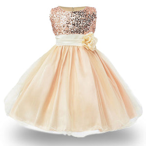 Kids Wedding Summer Party Dresses For Girls Birthday Princess Clothes Children Toddler Elegant Formal Vestido Infant 3-14 years