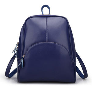 2017 100% Real Soft Genuine Leather Women Backpack Woman Korean Style Ladies Strap Laptop Bag Daily Backpack Girl School N014