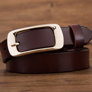Fashion brand 100% genuine leather women belt