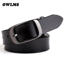Load image into Gallery viewer, Wide belts for women 100% genuine leather soft cowhide high quality solid design ceinture femme luxury cinturones mujer strap