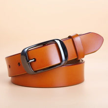 Load image into Gallery viewer, Wide belts for women 100% genuine leather soft cowhide high quality solid design ceinture femme luxury cinturones mujer strap