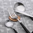 Load image into Gallery viewer, Flatware Sets for western food gold 4 Pcs Portugal Style Cutlery Set Stainless Steel Tableware a803 14