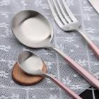 Load image into Gallery viewer, Flatware Sets for western food gold 4 Pcs Portugal Style Cutlery Set Stainless Steel Tableware a803 14