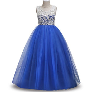 Kids Wedding Summer Party Dresses For Girls Birthday Princess Clothes Children Toddler Elegant Formal Vestido Infant 3-14 years