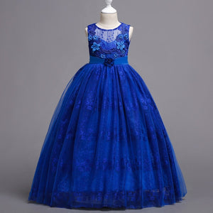 Kids Wedding Summer Party Dresses For Girls Birthday Princess Clothes Children Toddler Elegant Formal Vestido Infant 3-14 years