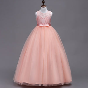 Kids Wedding Summer Party Dresses For Girls Birthday Princess Clothes Children Toddler Elegant Formal Vestido Infant 3-14 years