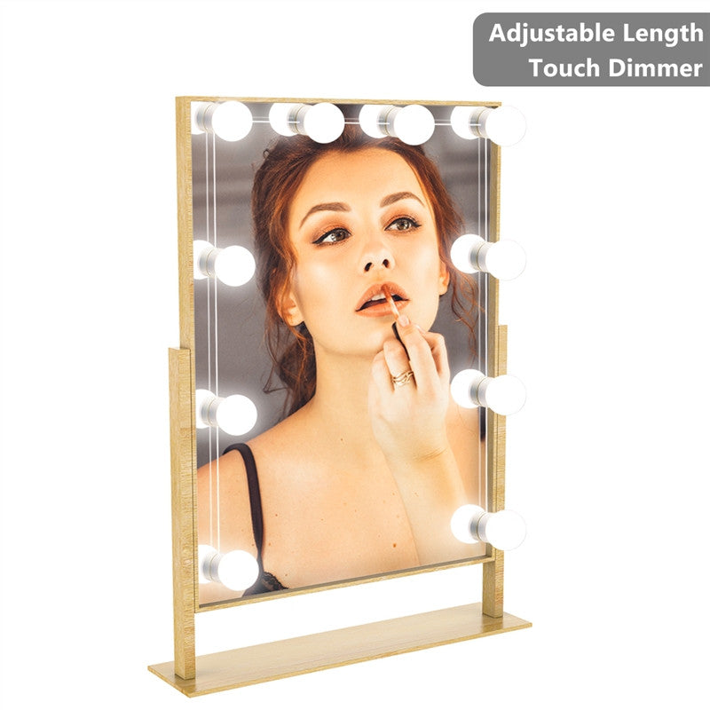 YUNLIGHTS Dresser Vanity Lights Bathroom Mirror Light Makeup Mirror String Light USB Dimmable Mirror Lamp LED Cosmetic Light with EU Plug