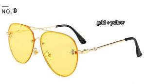 Luxury Bee Women Fashion Shades Metal Frame