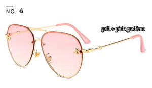 Luxury Bee Women Fashion Shades Metal Frame