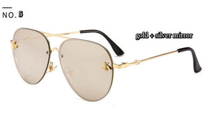 Luxury Bee Women Fashion Shades Metal Frame