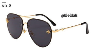 Luxury Bee Women Fashion Shades Metal Frame