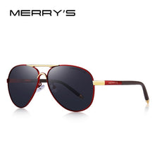 Load image into Gallery viewer, MERRYS Men Classic Pilot Sunglasses HD Polarized Aluminum Driving Sun glasses Luxury Shades UV400 S8513