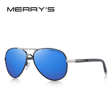 Load image into Gallery viewer, MERRYS Men Classic Pilot Sunglasses HD Polarized Aluminum Driving Sun glasses Luxury Shades UV400 S8513