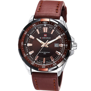 Top Luxury Brand Fashion Sport Waterproof Quartz Leather Wrist Watch