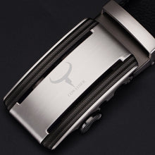 Load image into Gallery viewer, COWATHER 2018 new 100% cow genuine leather belts for men high quality alloy automatic buckle belt original