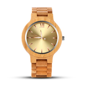 Fashion Men's Wood Watch Luxury Wooden Watch Men Watch Unique Full Wood Men's Wrist Watches