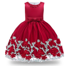Load image into Gallery viewer, Kids Birthday Princess Party Dress for Girls