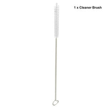 Load image into Gallery viewer, Drinking Straws Reusable Stainless Steel Drinking Straws with Cleaner Brush Tube Straws Wedding Party Drinking Accessories