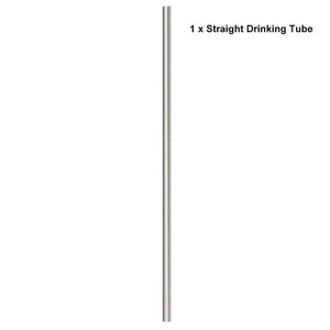 Drinking Straws Reusable Stainless Steel Drinking Straws with Cleaner Brush Tube Straws Wedding Party Drinking Accessories