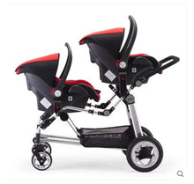 Load image into Gallery viewer, Free Shipping  Luxury Twin Baby Stroller High Landscape Pram Folding Carriage