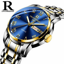 Load image into Gallery viewer, Waterproof Auto Date Silver Steel Mens Watch