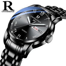 Load image into Gallery viewer, Waterproof Auto Date Silver Steel Mens Watch